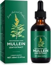 Generický Mullein Leaf Extract - Lung Aid & Purifier - Respirační podpora & Gentle Lung Cleanse - Zdravé dýchání - Přírodní a bezpečné - Rychlá absorpce - Vegetarián - 60ml, 1 měsíc Dodávka