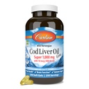 Carlson - Cod Equipment Oil Gems, Super 1000 mg, 250 mg Omega-3s, 400 IU (10 mcg) Vitamin D3, Wild Caught Nord Arctic Cod Equipment Oil, Nordic Fish Oil Capsules, 250 Softgels