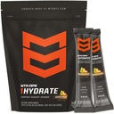 MTN OPS Hydrate Electrolytes Powder Drink Mix, 20 Single Serving On- TheGo Electrolyte Packs s více než 1000mg Electrolytes per Serving, Mango Peach