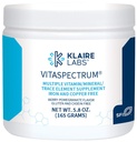 Klaire Labs SFI Health VitaSpectrum Powder - Dětský multitivitamin / Mineral s 23 esenciálními živinami v Berry- Pomegranátu pro děti, No Copper, Iron, Gluten nebo Casein (30 Služeb, 171 Grams)