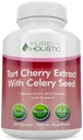 Tart Cherry Extract Kapsle 1 000 mg - 180 Kapsle, 3 měsíční dodávka - Směs s Tart Cherry a Celer Seed Powder