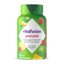 vitafuze PreNatal Gummy Vitamíny, Malina Lemonade Flavor, Prenatal vitamin dodatek pro ženy s folátem a DHA, 45 denní dodávky, 90 Počet