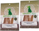 Natural Value Sweet Brambory & Duck Měkké žvýkací maso Sticks Obsahuje Glucosamine & Chondroitin pro Hip & Joint Health (Jedná se o 2 balení)