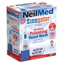 NeilMed Sinugator Bezšňůrový Pulsating Nasal Wash Kit s jedním zavlažovačem, 30 Premixed Packets a 3 AA baterie (balení po 1)