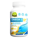 Mořský pelagický olej Omega33 Rybí olej pro srdeční zdraví, oči a společnou podporu - 1200mg, 90denní dodávka - Vysoce účinné EPA DHA mastné kyseliny - Lemon Flavor Anchoy Fish Oil - 90 Softgels