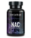 Leviatan Nutrition NAC dodatek N- Acetyl Cysteine pro plíce, játra, imunitní podpora - Potenciální antioxidační podpora na zvýšení hladiny glutathionu 600mg, 120 Kapsle