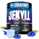 PROFUPS Dr. Jekyll Podpis Pre Workout Prášek s Creatine - Stim- Free Prework Podporuje Focus & Endurance - Caffeine- Free Gym & Fitness doplňky (Blueberry Lemonade, 30 Služeb)