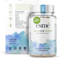 esmé menomé Mind - Denní nutriční podpora před, během a po menopauze - Dva měsíce Dodávka 60 Kapsle, Contain ashwagandha a Gingko biloba