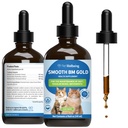 Pet Wellbeing Smooth BM Gold for Dog & Cats - Zácpa Relief & Stool Softtener, podporuje zdravé Bowel Movements - Přírodní Bylinný doplněk 4 oz (118 ml)
