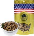 DOL Hand- Vybraný americký Wisconsin Farmed Ginseng Root 124; Long Small Ginseng 124; The Small Small Ginseng