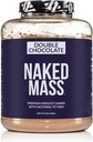 NAKED Double Chocolate Mass - 1 260 kalorií, 50G protein, Nic umělého. Všechny přírodní hmotnost Gainer protein prášek - 8Lb Bulk, GMO zdarma, gluten zdarma & Soy zdarma