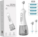 luckin úsměv Nasal zavlažovací systém, Nasal Rinse stroj pro Sinus Relief, 3 Pressures Sinus Rinse IPX7 Vodotěsný Automatický Neti Pot se 40 Solný balíček, 300ML Velký tank pro cestování a domov