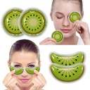Gel Ice Pack opakovaně použitelné chladící oční balíčky a pod očních patch, Oko za studena ošetření balení pro zarudnutí, bolest úlevu a relaxaci očí (Kiwi)
