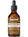 Ultra6 Nutrition Ashwagandha Liquid Drops - Organic Ashwagandha Doplňky s Rhodiola Rosea tinktura - Root Extract for Mood and Energy - Dodatek pro muže a ženy
