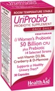 HealthAid UriProbio - 50 miliard CFU Ženské probiotika s Prebiotic, Cranberry, D- Mannose, Vitamin D {\ cHFFFFFF & B} 124; Podporuje močení Tract & Digestive Wellness, Acid & Bile Resistant, Vegan