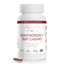 Montmorency Tart Cherry, Non GMO, Kapsle - CherryPure 50: 1 Koncentrát eq. 25 000 mg - Antioxidanty & Flavonoidy, Tart Cherry Extract for Gout & Muscles - 120 Veggie Kapsle - 4 Měsíční dodávky