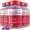 (5 Pack) Elite Testo Rx Gummies, Všechny přírodní mužské Formule, Premium doplněk pro muže, EliteTesto Rx pilulky pro celkové zdraví, Elite TestoRx Gummy s, Oficiální EliteTestoRx Recenze (300 Gummies)