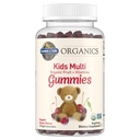 Zahrada života Organika Děti Gummy Vitamíny, Certified Organic, Non-GMO & Vegan Kompletní děti - B12, C & D3 Gluten, Soy & Dairy Free Real Fruit Chew Gummies, Multi, Cherry, 120 Počet