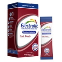 Electrolit Electrolytes Powder Packets, Ovoce Punch 8 Pack, Práškové Hydratační balíčky pro dehydrataci a rehydrataci, Post Workout Ochucené Hydratační nápoj Mix, gluten Free Daily Water Enhancer Sticks