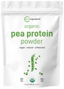 Micro Ingredients North America Grown, Organic Pea Protein Powder, 1KG (2.2 Pounds)