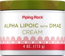 Piping Rock Alpha Lipoic Acid S124; 4 oz SORV124; s DMAE Cream SORV124; Hydratace a upevnění pro tvář & kůže SORV124; Non GMO, gluten zdarma