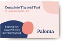Kompletní domácí test štítné žlázy 124; Přesný a komplexní test 124; TSH, Volný T3, Volný T4, TPO protilátky 124; Bezbolestný prst Prick 124; Rychlý a snadný test 124; od odborníků na hypotyreózu