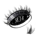 Lashify Star Burst 14mm Gossamer DIY Eylash Extensions Refill, Ultimate Multi- Length Multi Layered Lash, Black, Easy False řasy