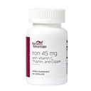 Bariatric Výhoda Železo 45 mg s vitaminem C, thiamin a měď pro zvýšenou absorpci a využití, snadno stravitelné pro gastrický bypass a sleeve gastrektomie Chirurgie pacientů - 60 Počet