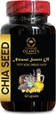 chia Seeds Extract - CHIA Seed - Energetický booster, antioxidační vitaminy Doplňky, chia Seeds Omega 3 a Fiber, chia Seeds superfood salvia hispanica - 1 Lahvička 60 Softgels
