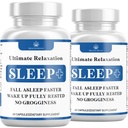 Relaxační spánková pomoc, Natural Non- Habit Forming, Spánkový dodatek vyvinutý na podporu delší a lepší spánek, Heřmánek, hořčík, Melatonin, Ashwagandha, GABA, Drog- Free (120 Počet)