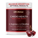 Life 's Fortune 5000mg L- Arginine Supplement Powder & 1000mg L- Citrulline, High potency Nitric Oxide Health Booster, Endurance, Workout Performance, Natural Cherry Flavor (20 Služeb)