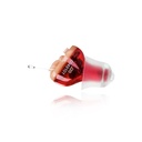 Sluchový zesilovač Pomoc, V sluchových pomůcek, Battery Operated Sound Zesilovač, Jednorázová pomoc pro seniory, Neviditelný zvuk Enhancer Red (Pravý Uch)