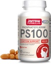 Jarrow Dictivas PS100 Fosfatidylserine 100 mg, Dietní dodatek pro podporu zdraví a kódování mozku, 30 Softgels, 10-30 Den Dodávka