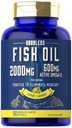 Carlyle Fish Oil 2000mg Omega 124; 600mg Omega 3 Dodatek pro muže a ženy 124; 90 Odorless Softgels Omega 124; Citronová ochucená 124; Non- GMO a gluten zdarma