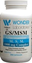 Wonder Labs Glucosamine / MSM, Pomáhá podporovat regenerace chrupavek a zdravé klouby - 250 Kapsle
