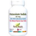 Iodid draselný 65 mg / 100 ml; ochrana proti radiaci při mimořádných událostech a podpora štítné žlázy (60 tablet) Jód - YODO Naciente CLAS124; dodatek k Essential Survival Kit 124; NEW ROOTS HERBAL