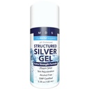 Strukturované koloidní stříbro Gel Extra Strength - Topické chlazení - pH Vyvážené 35 ppm Strukturované stříbro poskytuje uklidnění popálenin a podráždění kůže