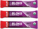 CLIF BLOKS - Energy Chews - Mountain Berry - Non- GMO - Rostlinné potraviny - Rychlé palivo pro cyklistiku a běh -Workout Snack (2.1 Ounce Packet, 3 Počet)