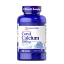 Puritan je hrdost trojitá síla Coral vápník 1500mg s Bone- Active ™, Dietní dodatek pro srdce, Nerve, a svalové podpory, 2 měsíce dodávky, 120 Rychlé uvolnění kapsle