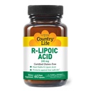 Country Life R- Alpha Lipoic Acid Complex 300mg - Alpha- Lipoic Acid 270mg & R- Lipoic Acid 30mg - Antioxidant Support - No Yeast, Corn, Pšenice, Soy, Gluten, Mléko - Alpha Lipoic Acid Supplement