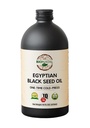 BioNatal Egyptský Black Seed Oil - Cold Pressed Nigella Sativa Producing Black Cumin Seed Oil, Nerafinovaný a nefiltrovaný, High TQ Až 1,15% - Podporuje imunitní systém, Digestion & Joints 16oz Sklo