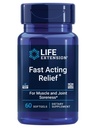 Life Extension Fast Acting Relief, Black Sezame Seeds, Turmeric, Boswellia, Joint Supplement, Quick Relief for diskomfort in Bones, Joints & Muscles, Gluten-Free, Non- GMO, 60 softgels