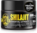 Boysea Shilajit Pure Himalayan Organic Shilajit Resin - Gold Stupeň 100% Shilajit Dodatek - Přírodní Shilajit Resin s 85 + Trace Minerály & Fulvic Acid for Focus & Energy, Imunity, 50 Grams
