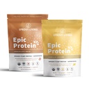 Sprout Living Epic Protein Bundle - Čokoláda Maca & Vanilla Lucuma (20g Organic Plant- Based Protein Powder, Vegan, Gluten Free, Superfoods)