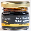 By Bodywise Pure Himalayan Shilajit Resin Gold I Lab Tested I Ashwagandha, Gokshura & Saffron I Fulvic Acid & Trace Minerály I Shilajit pro muže a ženy 124; Nulový cukr I 100% organic & Natural I 30 gm.