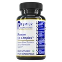 Premier Research Labs Premier BP Complex - Doplňky pro srdeční zdraví, BP Formule, Česnek Allicin dodatek, Přírodní Bylinné BP Support pilulky s Reishi & Cayenne Pepper - 60 Vegetariánské kapsle