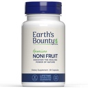 Země je Bounty Hawaiian Noni ovocné kapsle - 60 Veggie Caps - Zdravý imunitní systém a společná zdravotní podpora - 100% přírodní a čisté Noni - Vegetariánské