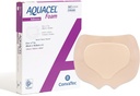 ConvaTec AQUACEL Foam 8 "x7" Sacral Wound Dressing with Silicone Gel Adhesive, Waterproof, Flexible, Medical Class with Hydrofiber Technology, Sterile, Obdélník, 5ct Box