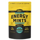 Viter Energy Extra Strength Caffeined Mints 80mg Caffeine, B Vitamíny, Cukr zdarma. (Pepermint, 8oz, Bulk Bag)