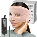 Moist Heat Sinus Relief Maska s 3 Teplo Nastavení, Extra velké Face Topení Pad pro oči, Sinusitis, Hormon Migréna, Napětí bolest hlavy Relief